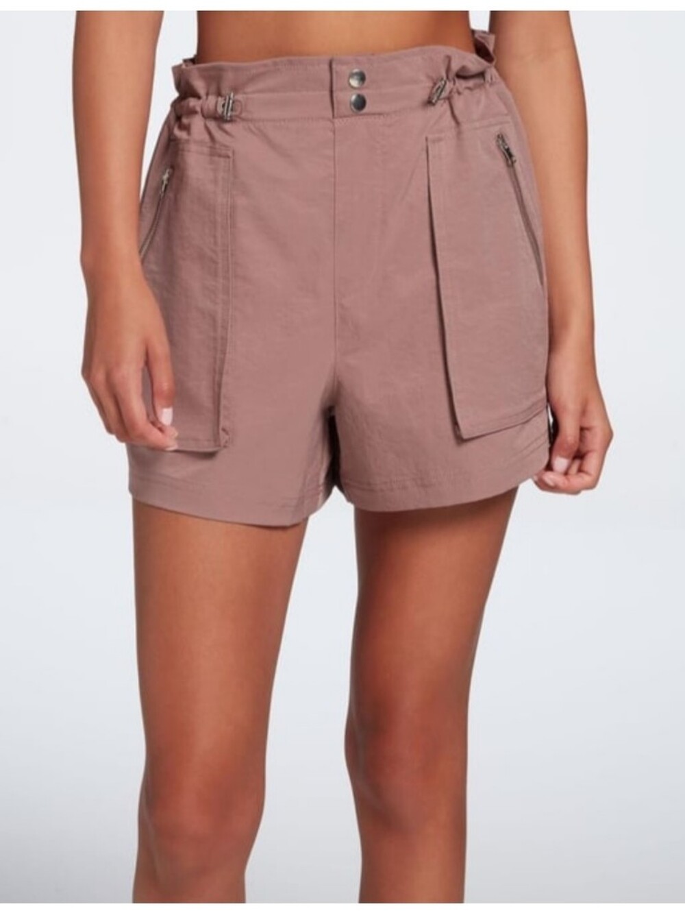 Calia Woven Paperbag Short Plum Sz Large